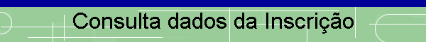 Dados da Inscrio